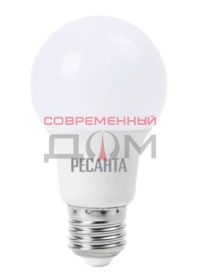 Лампа светодиодная Ресанта LL-R-A65-15W-230-3K-E27